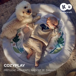 Deka hracia s hrazdičkou Cozyplay Light Grey