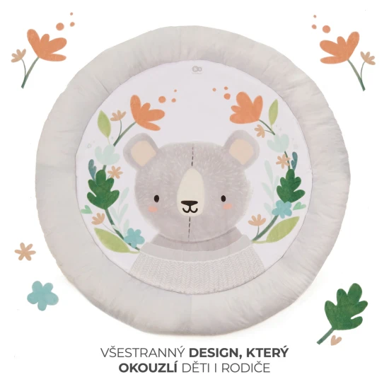 Deka hracia s hrazdičkou Cozyplay Light Grey Kinderkraft KPCOZY00LGR0000