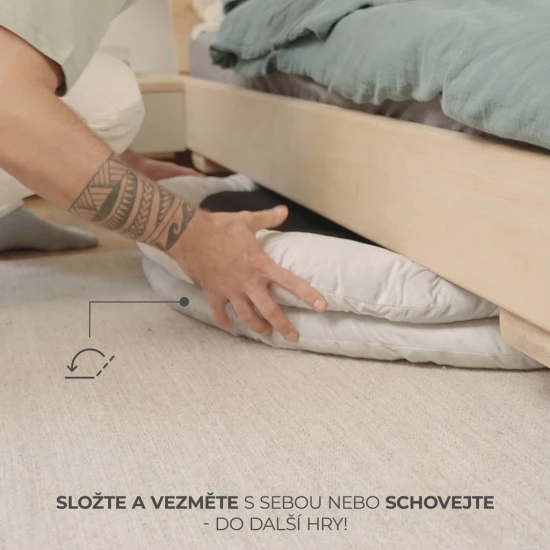 Deka hracia s hrazdičkou Cozyplay Light Grey Kinderkraft KPCOZY00LGR0000