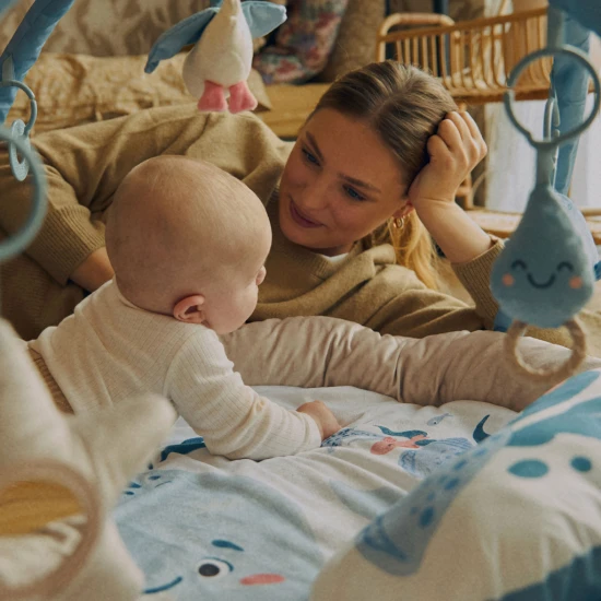 Deka hracia s hrazdičkou Cozyplay Nordic Breeze Kinderkraft KPCOZY00NOR0000
