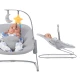 Hojdacie lehátko CALMEE 0m+, do 9kg Kinderkraft KBCALM00GRY0000