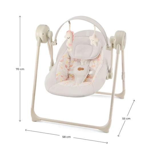 Hojdačka Swingee Beige Kinderkraft KBSWIN00BEG0000