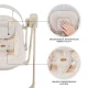 Hojdačka Swingee Beige Kinderkraft KBSWIN00BEG0000