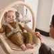 Jedálenská stolička a lehátko Fini Up 2v1 Grey Kinderkraft KHFINIUPGRY0000