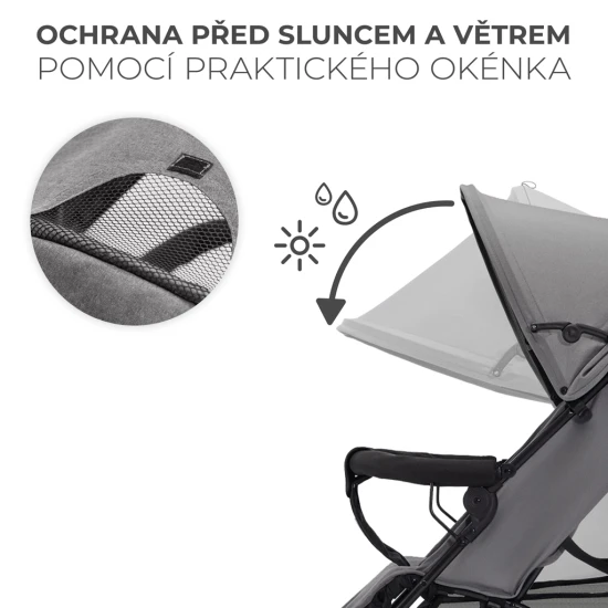Kočík golfový Tik Stone grey Kinderkraft KSTIK000GRY0000