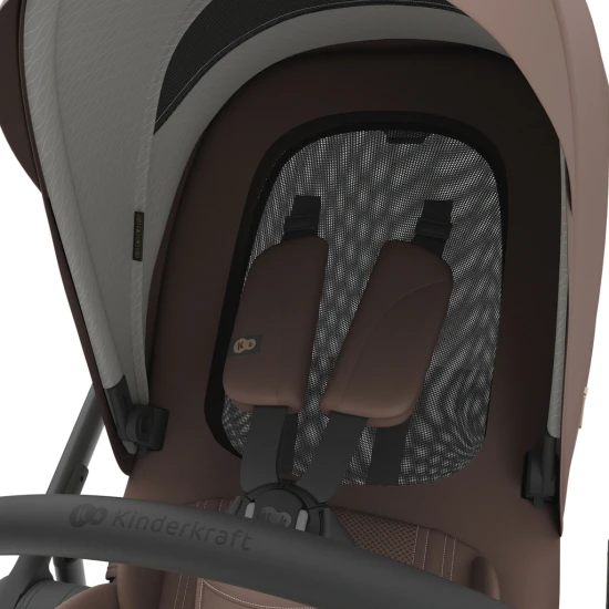 Kočík kombinovaný 2v1 Prime 3 Velvet Mocca Kinderkraft KSPRIM03BRW2000