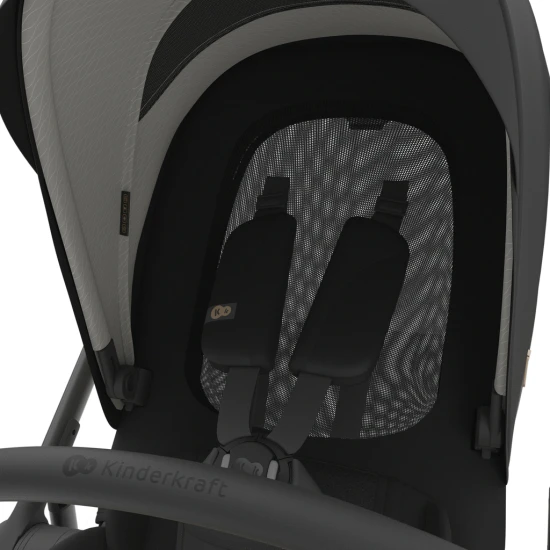 Kočík kombinovaný 2v1 Prime 3 Venezian Black Kinderkraft KSPRIM03BLK2000