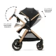 Kočík kombinovaný 3v1 Esme Pro Pure Black Kinderkraft KSESME00BLK300N