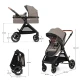 Kočík kombinovaný 3v1 Esme Pro Sand Beige Kinderkraft KSESME00BEG300N