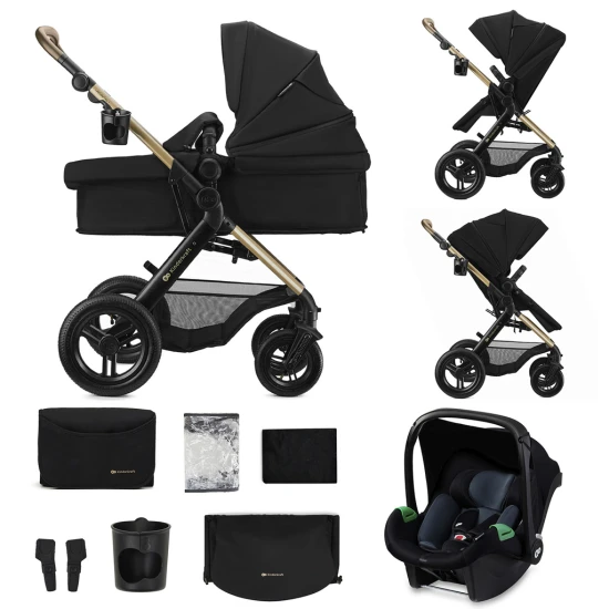 Kočík kombinovaný 3v1 Moov 2 XL Air Black Kinderkraft KSMOOVXLBLK0000