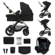 Kočík kombinovaný 3v1 Moov 2 XL Air Black Kinderkraft KSMOOVXLBLK0000