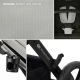 Kočík kombinovaný 3v1 Moov 2 XL Air Grey Kinderkraft KSMOOVXLGRY0000