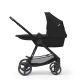Kočík kombinovaný 3v1 Newly Classic black + Mink PRO Kinderkraft KSNEWL00BLK300I