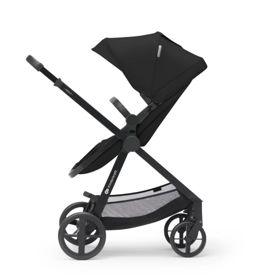 Kočík kombinovaný 3v1 Newly Classic black + Mink PRO Kinderkraft KSNEWL00BLK300I