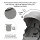 Kočík kombinovaný 3v1 Newly Moonlight grey + Mink PRO Kinderkraft KSNEWL00GRY300I