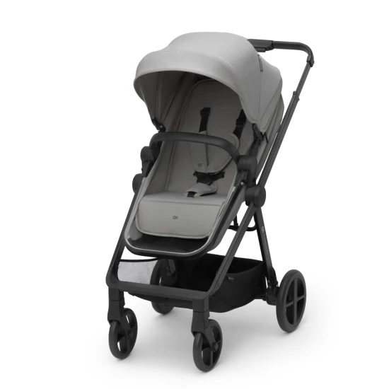 Kočík kombinovaný 3v1 Newly Moonlight grey + Mink PRO Kinderkraft KSNEWL00GRY300I