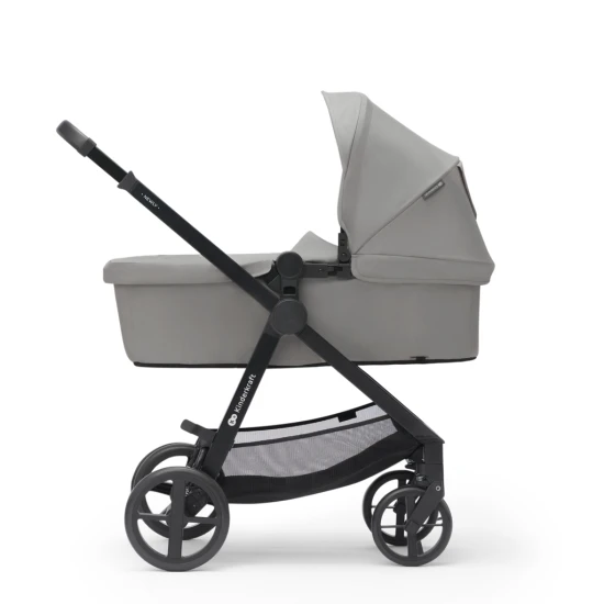 Kočík kombinovaný 3v1 Newly Moonlight grey + Mink PRO Kinderkraft KSNEWL00GRY300I