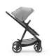 Kočík kombinovaný 3v1 Newly Moonlight grey + Mink PRO Kinderkraft KSNEWL00GRY300I