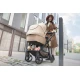 Kočík kombinovaný 3v1 Newly Sand beige + Mink PRO Kinderkraft KSNEWL00BEG300I