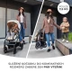 Kočík kombinovaný 4v1 Newly Classic Beige + Mink PRO Kinderkraft KSNEWL00BEG400I