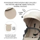 Kočík kombinovaný 4v1 Newly Classic Beige + Mink PRO Kinderkraft KSNEWL00BEG400I