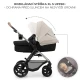 Kočík kombinovaný Moov 2 3v1 Moonlight Grey penové kolesá Kinderkraft KSMOOV02GRYEV00