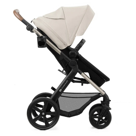 Kočík kombinovaný Moov 2 3v1 Moonlight Grey penové kolesá Kinderkraft KSMOOV02GRYEV00