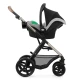 Kočík kombinovaný Moov 2 3v1 Moonlight Grey penové kolesá Kinderkraft KSMOOV02GRYEV00