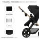 Kočík kombinovaný Moov 2 3v1 Pure Black penové kolesá Kinderkraft KSMOOV02BLKEV00