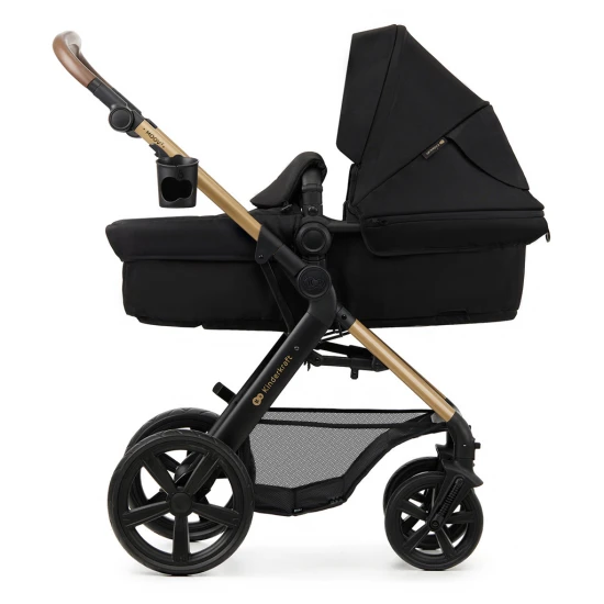 Kočík kombinovaný Moov 2 3v1 Pure Black penové kolesá Kinderkraft KSMOOV02BLKEV00