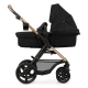 Kočík kombinovaný Moov 2 3v1 Pure Black penové kolesá Kinderkraft KSMOOV02BLKEV00