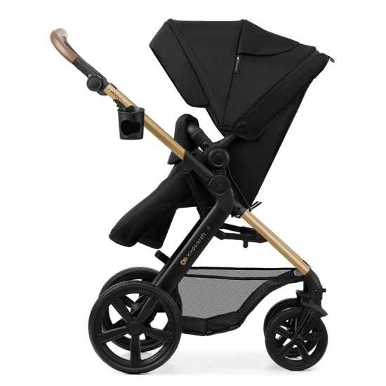 Kočík kombinovaný Moov 2 3v1 Pure Black penové kolesá Kinderkraft KSMOOV02BLKEV00