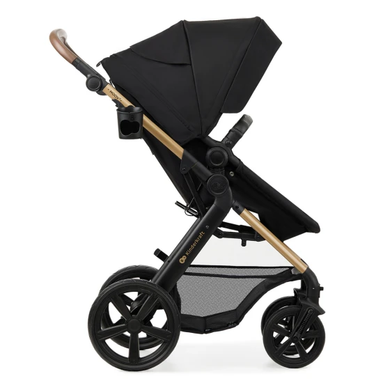 Kočík kombinovaný Moov 2 3v1 Pure Black penové kolesá Kinderkraft KSMOOV02BLKEV00