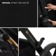 Kočík kombinovaný Moov 2 3v1 Pure Black penové kolesá Kinderkraft KSMOOV02BLKEV00