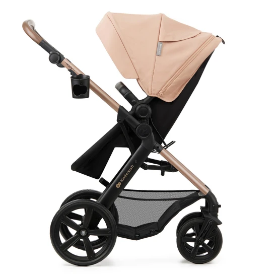 Kočík kombinovaný Moov 2 3v1 Sand Beige penové kolesá Kinderkraft KSMOOV02BEGEV00