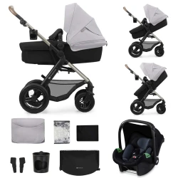 Kočík kombinovaný Moov 2 Air 3v1 Moonlight Grey
