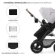 Kočík kombinovaný Moov 2 Air 3v1 Moonlight Grey Kinderkraft KSMOOV02GRY0000