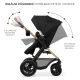 Kočík kombinovaný Moov 2 Air 3v1 Pure Black Kinderkraft KSMOOV02BLK0000