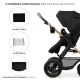 Kočík kombinovaný Moov 2 Air 3v1 Pure Black Kinderkraft KSMOOV02BLK0000