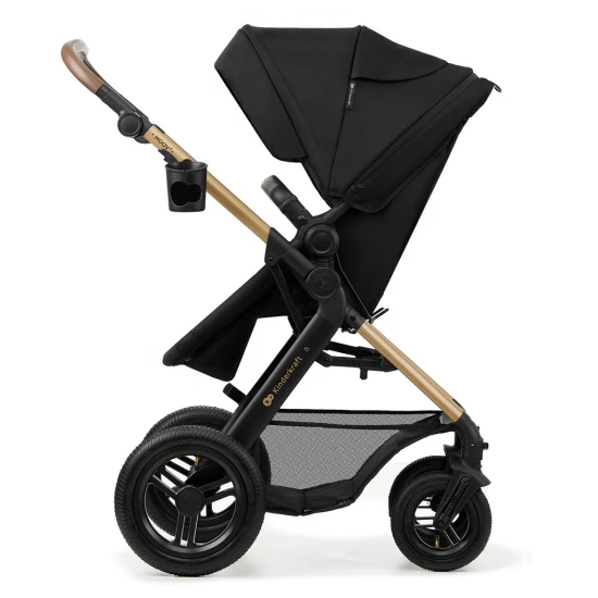 Kočík kombinovaný Moov 2 Air 3v1 Pure Black Kinderkraft KSMOOV02BLK0000