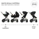 Kočík kombinovaný Moov 2 Air 3v1 Pure Black Kinderkraft KSMOOV02BLK0000