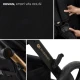 Kočík kombinovaný Moov 2 Air 3v1 Pure Black Kinderkraft KSMOOV02BLK0000