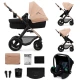 Kočík kombinovaný Moov 2 Air 3v1 Sand Beige Kinderkraft KSMOOV02BEG0000