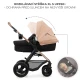 Kočík kombinovaný Moov 2 Air 3v1 Sand Beige Kinderkraft KSMOOV02BEG0000