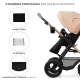 Kočík kombinovaný Moov 2 Air 3v1 Sand Beige Kinderkraft KSMOOV02BEG0000