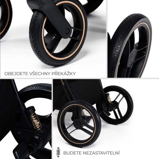 Kočík kombinovaný Nea 2 2v1 Beige Kinderkraft KSNEA002BEG2000