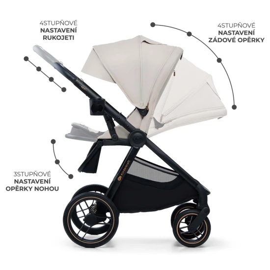 Kočík kombinovaný Nea 2 2v1 Beige Kinderkraft KSNEA002BEG2000