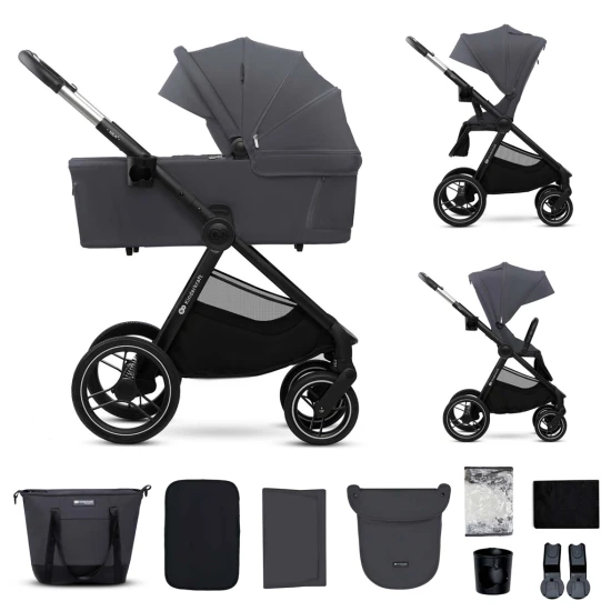 Kočík kombinovaný Nea 2 2v1 Dark Grey Kinderkraft KSNEA002DGR2000