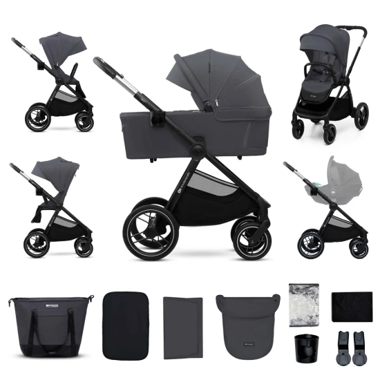 Kočík kombinovaný Nea 2 2v1 Dark Grey Kinderkraft KSNEA002DGR2000