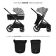 Kočík kombinovaný Nea 2 2v1 Lunar Black Bizuu Kinderkraft KSNEA002BLKBI00